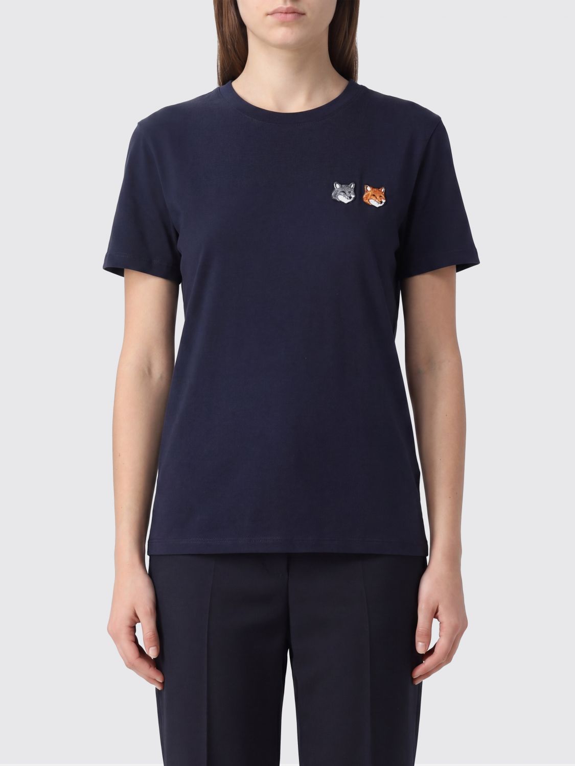 Maison Kitsuné T-shirt Woman Color Black