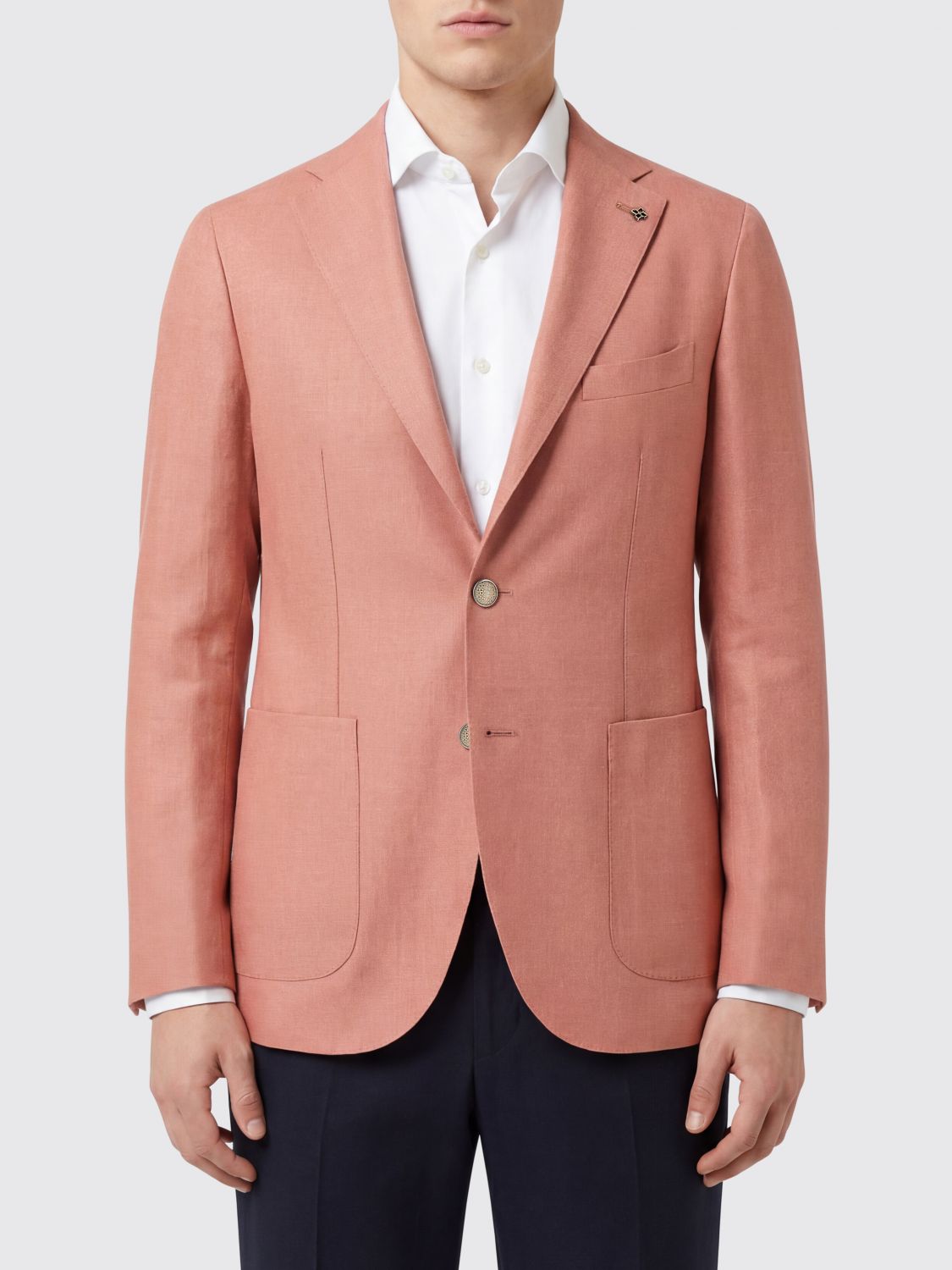 TAGLIATORE Einreihiger Blazer aus Schurwollmischung