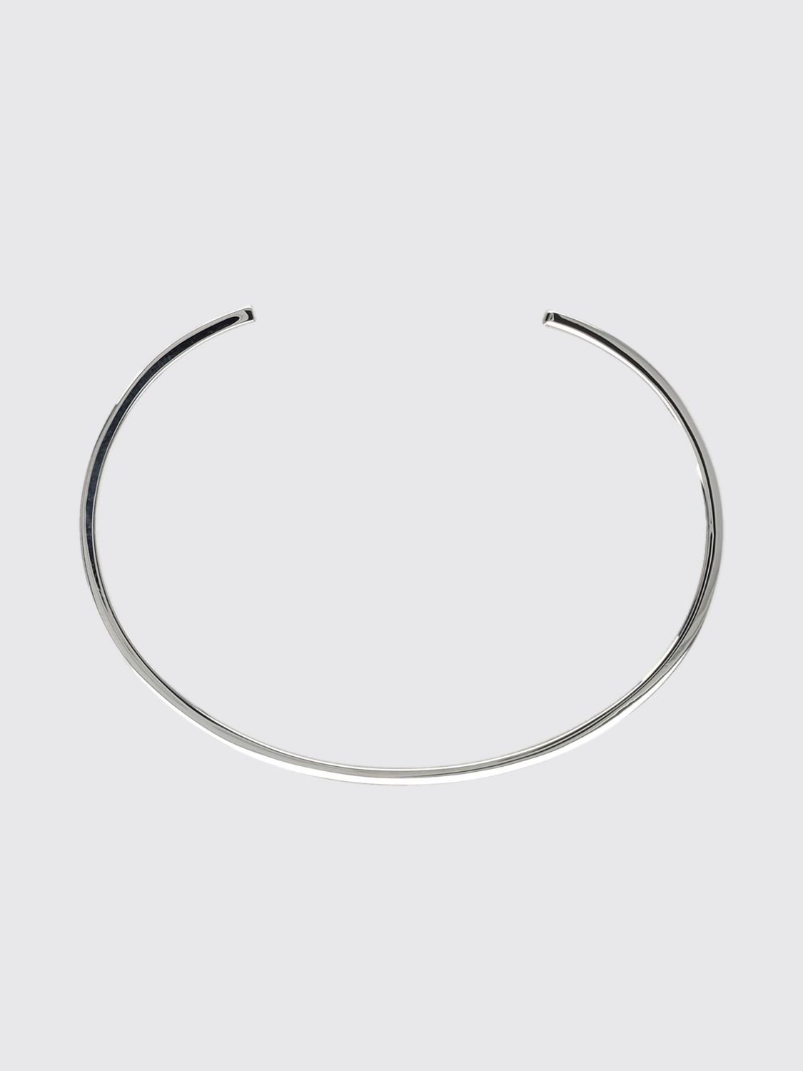 Bracciale rigido MM6 Maison Margiela in metallo con Numeric Logo