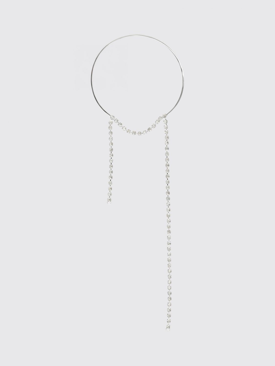 MM6 MAISON MARGIELA Metal choker necklace with rhinestones