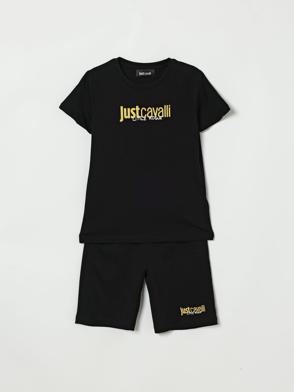 Just Cavalli Dress  Kids Color Black In Blue