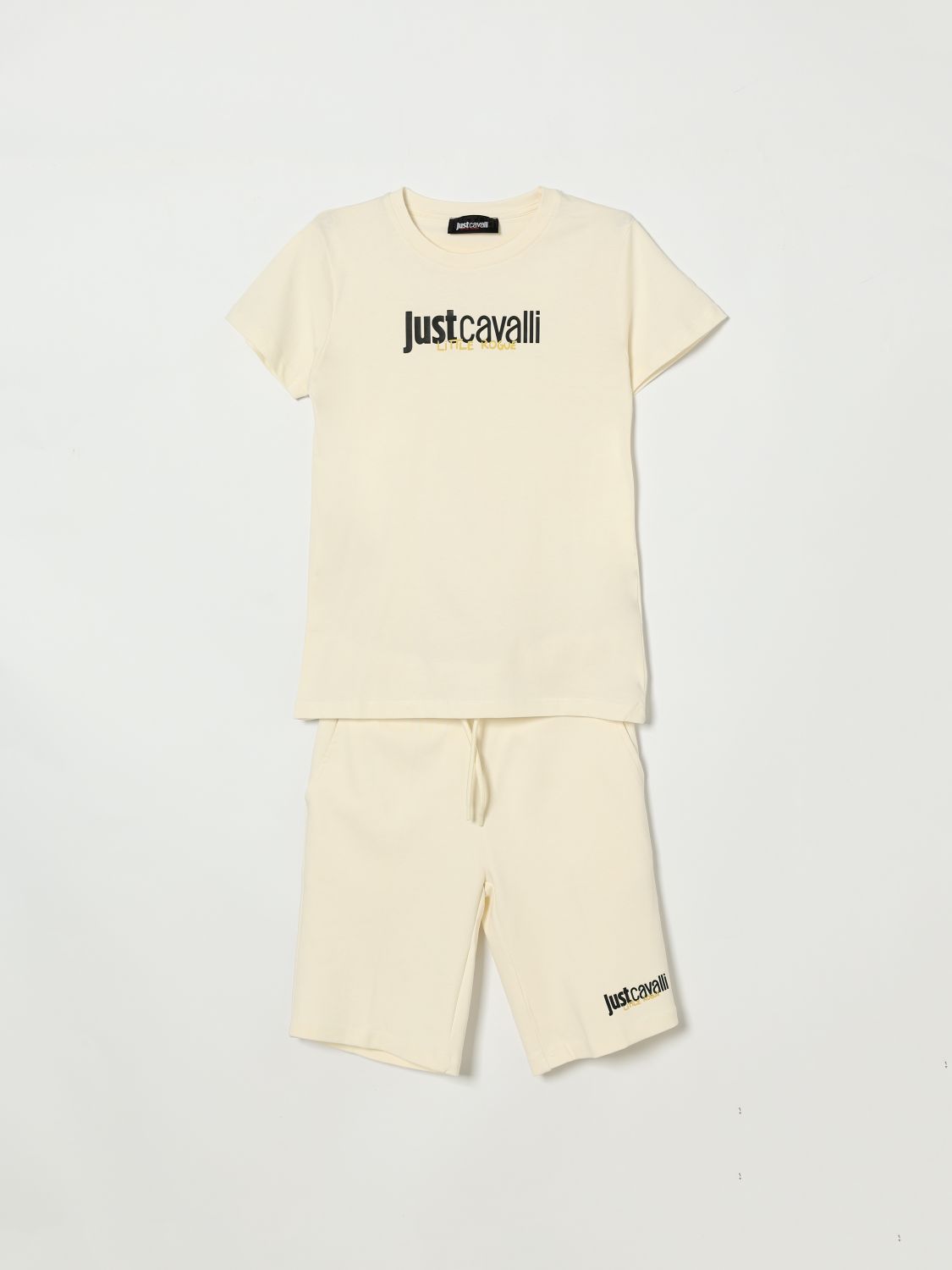 Just Cavalli Dress  Kids Color Beige In Brown