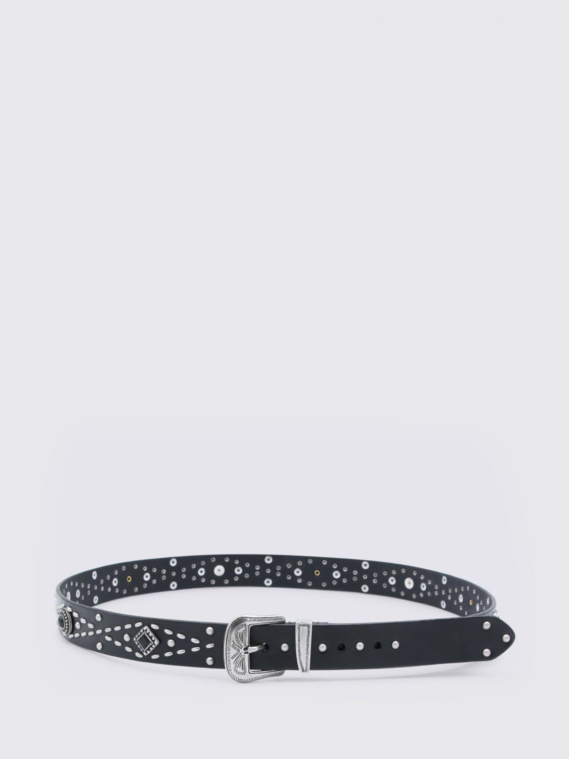 GOLDEN GOOSE Leather Belt with Studs　GOLDEN GOOSE スタッズ付きレザーベルト GOLDEN