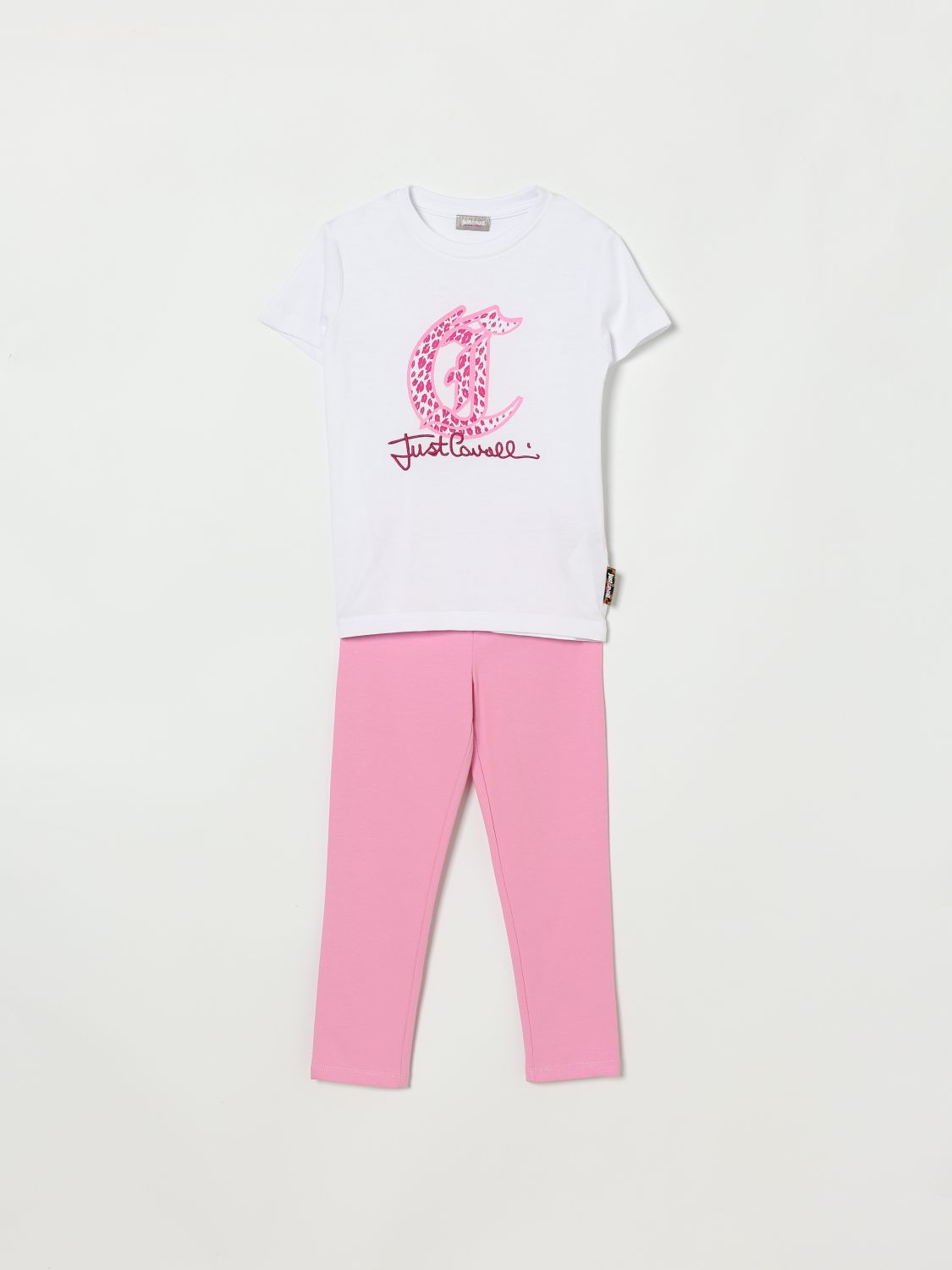 Just Cavalli Dress  Kids Color White In Multi