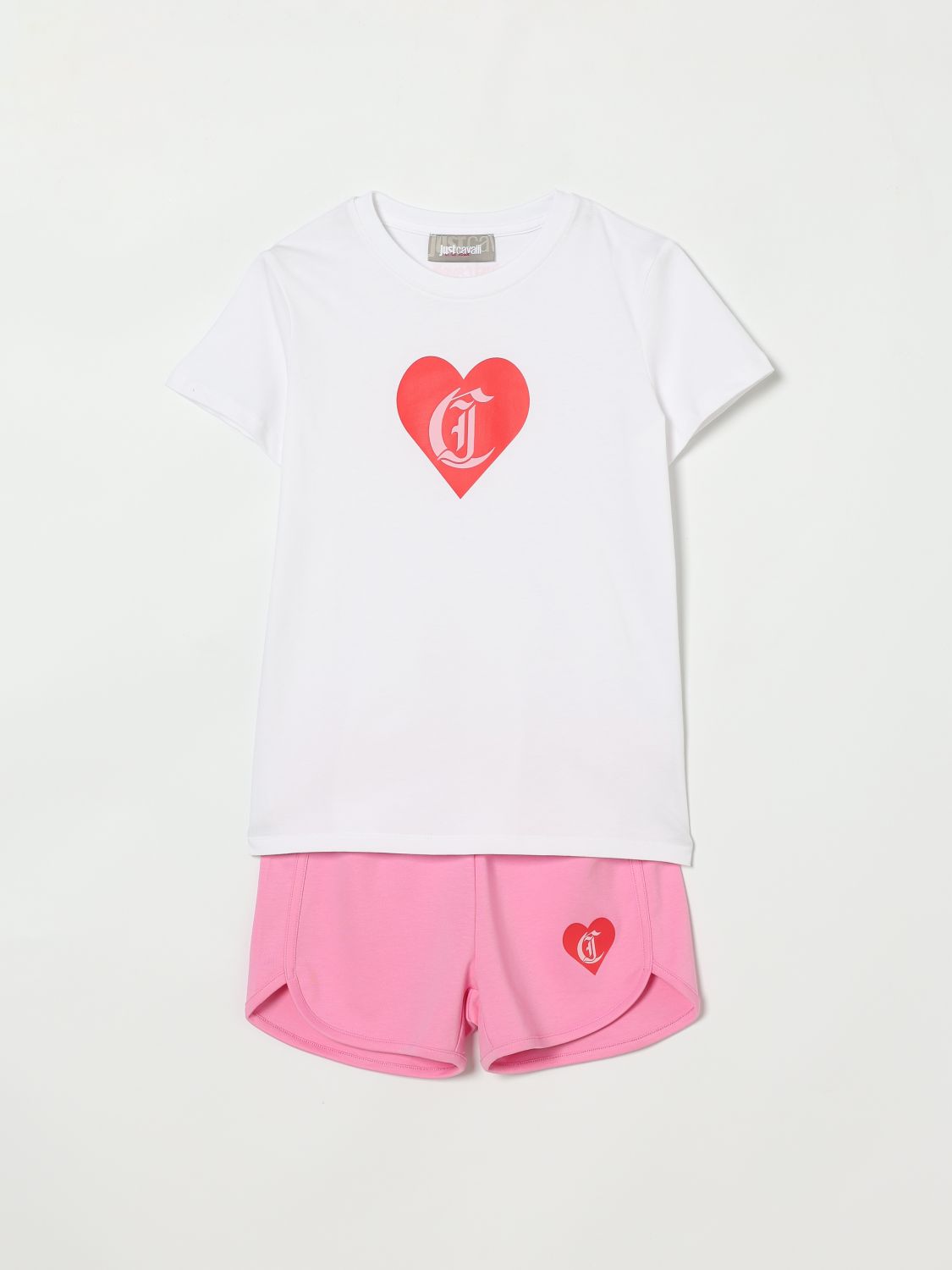 Just Cavalli Dress  Kids Color White In Multi