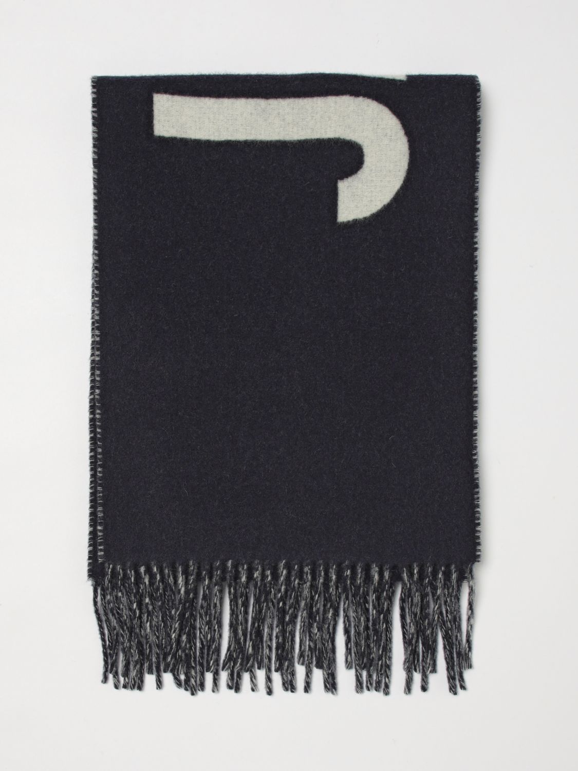 JACQUEMUS JACQUEMUS Wool Scarf with Macro Logo　JACQUEMUS ウール スカーフ マクロロゴ付き