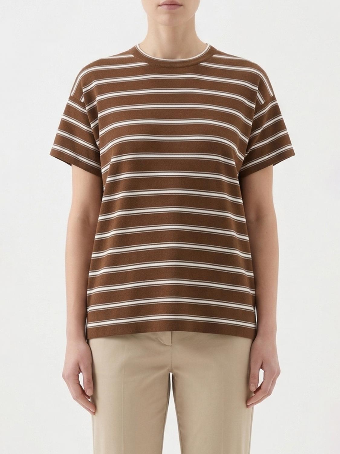 BRUNELLO CUCINELLI Gestreifter Pullover aus Schurwolle und Kaschmir