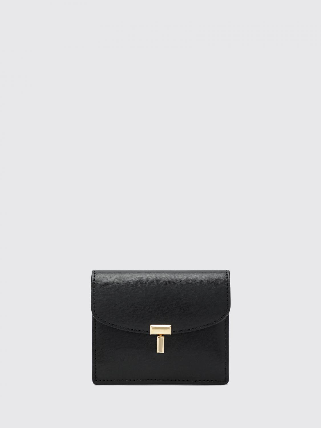 Toteme TOTEME Wallet Woman color Black　TOTEME 財布 レディース カラー ブラック
