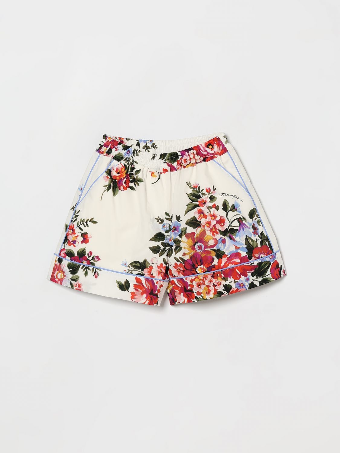DOLCE & GABBANA Blumen-Popeline-Shorts