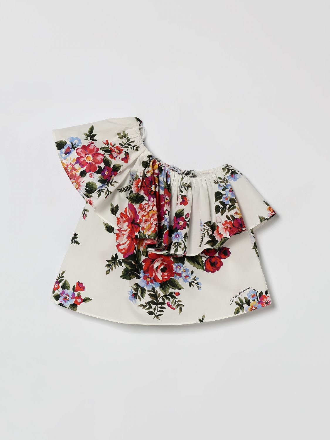 DOLCE & GABBANA Blumen-Popeline-Top
