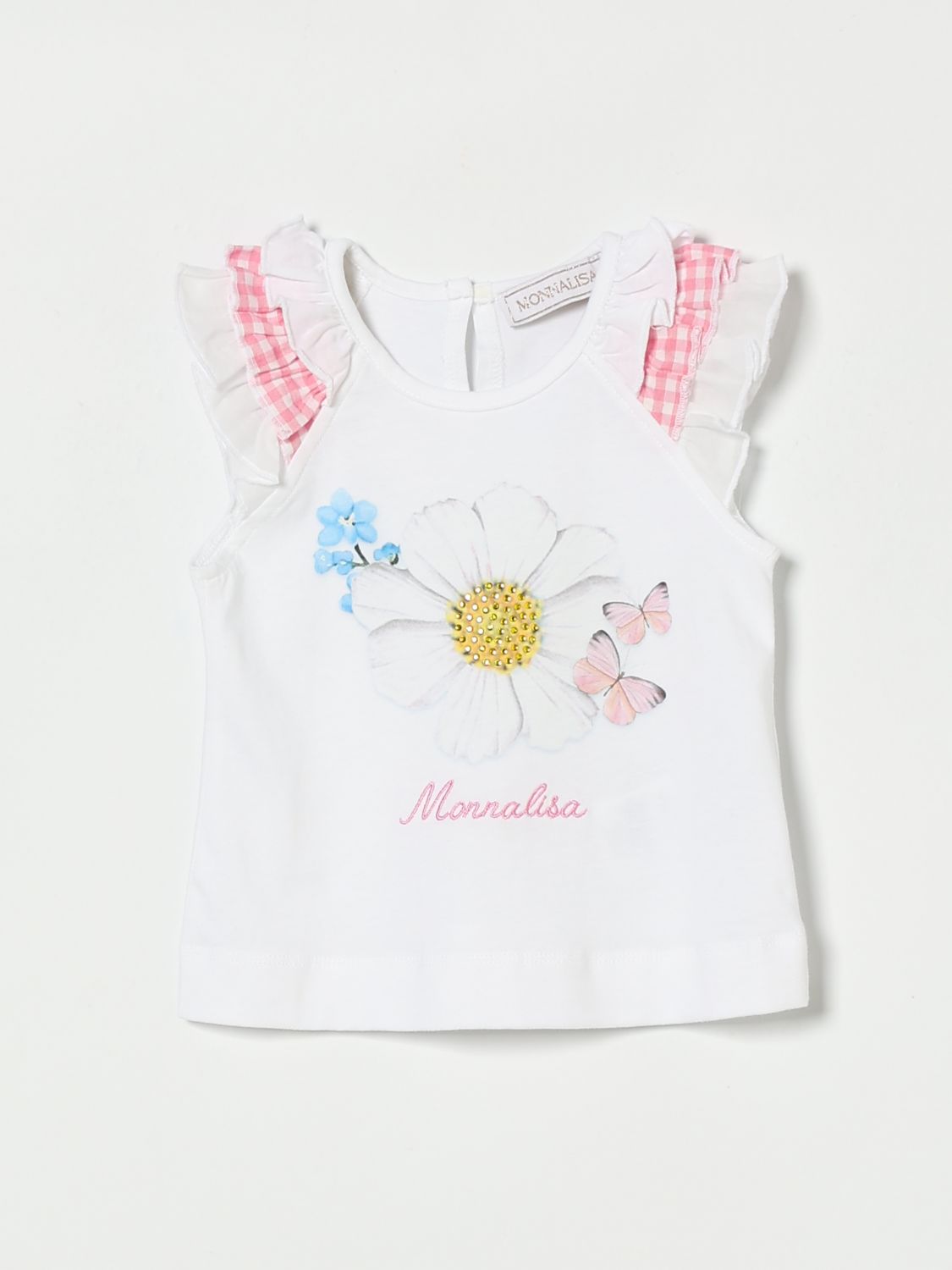 MONNALISA Baumwoll-Tanktop mit Blumenprint