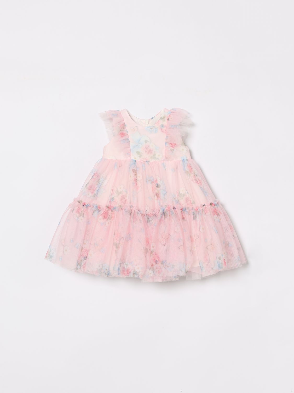 MONNALISA Tüll-Minikleid mit Blumenprint