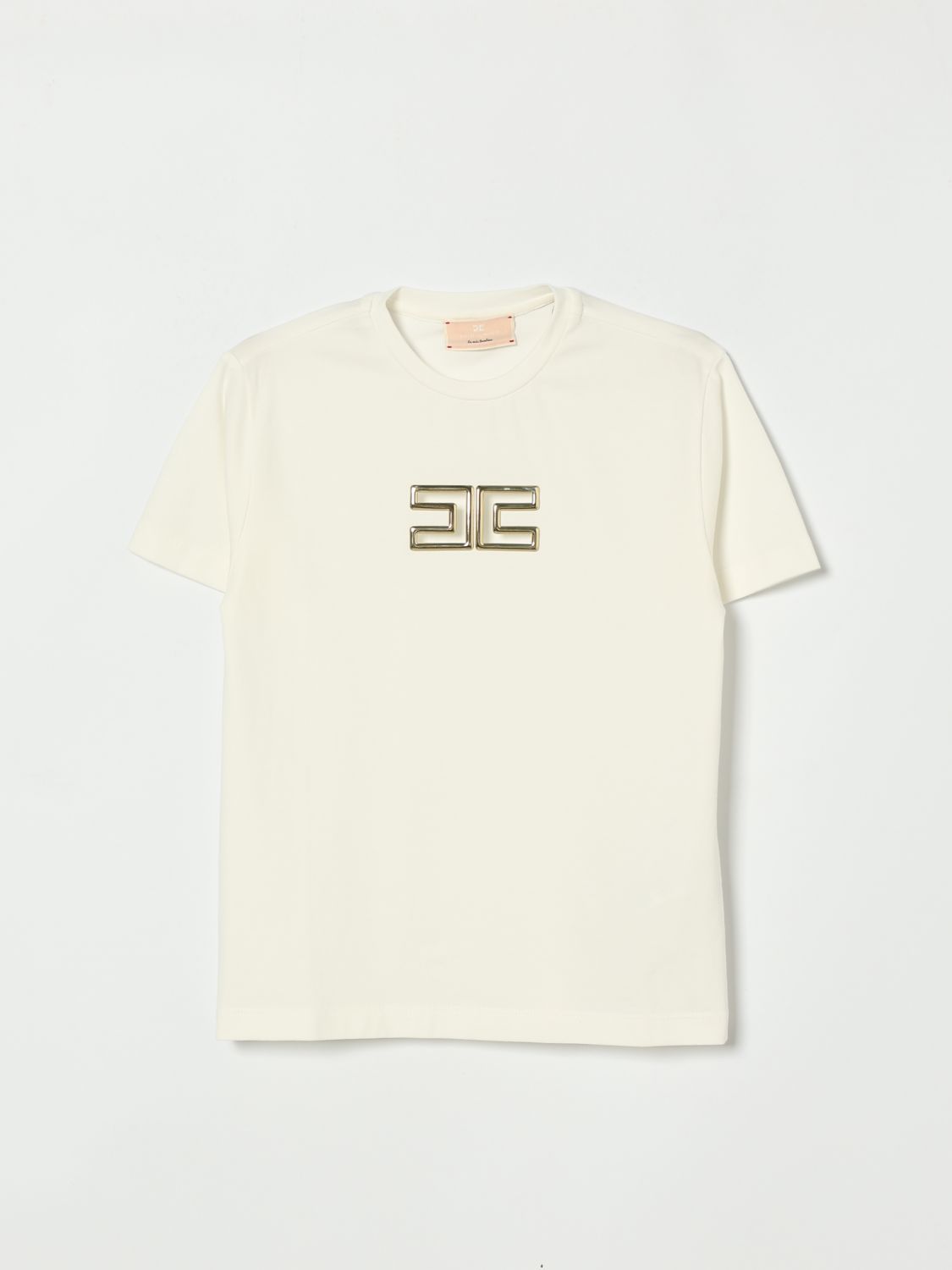 ELISABETTA FRANCHI LA MIA BAMBINA Baumwoll-T-Shirt mit Logo