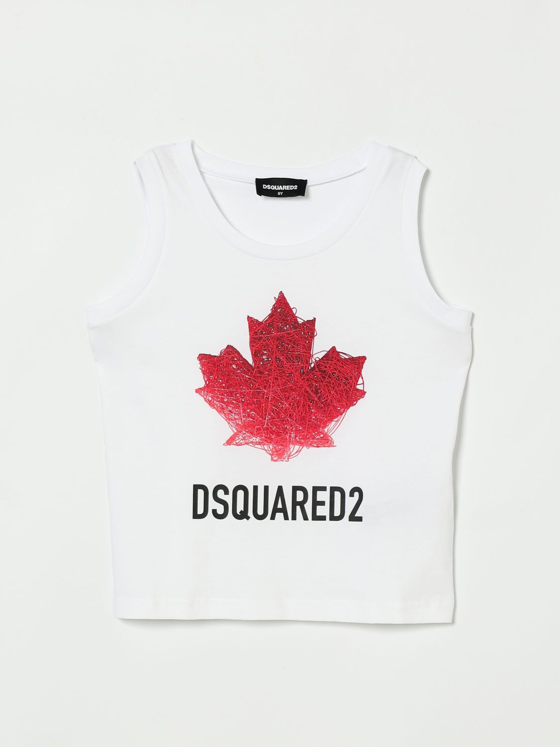 DSQUARED2 Basic Baumwoll-Tanktop mit Logo