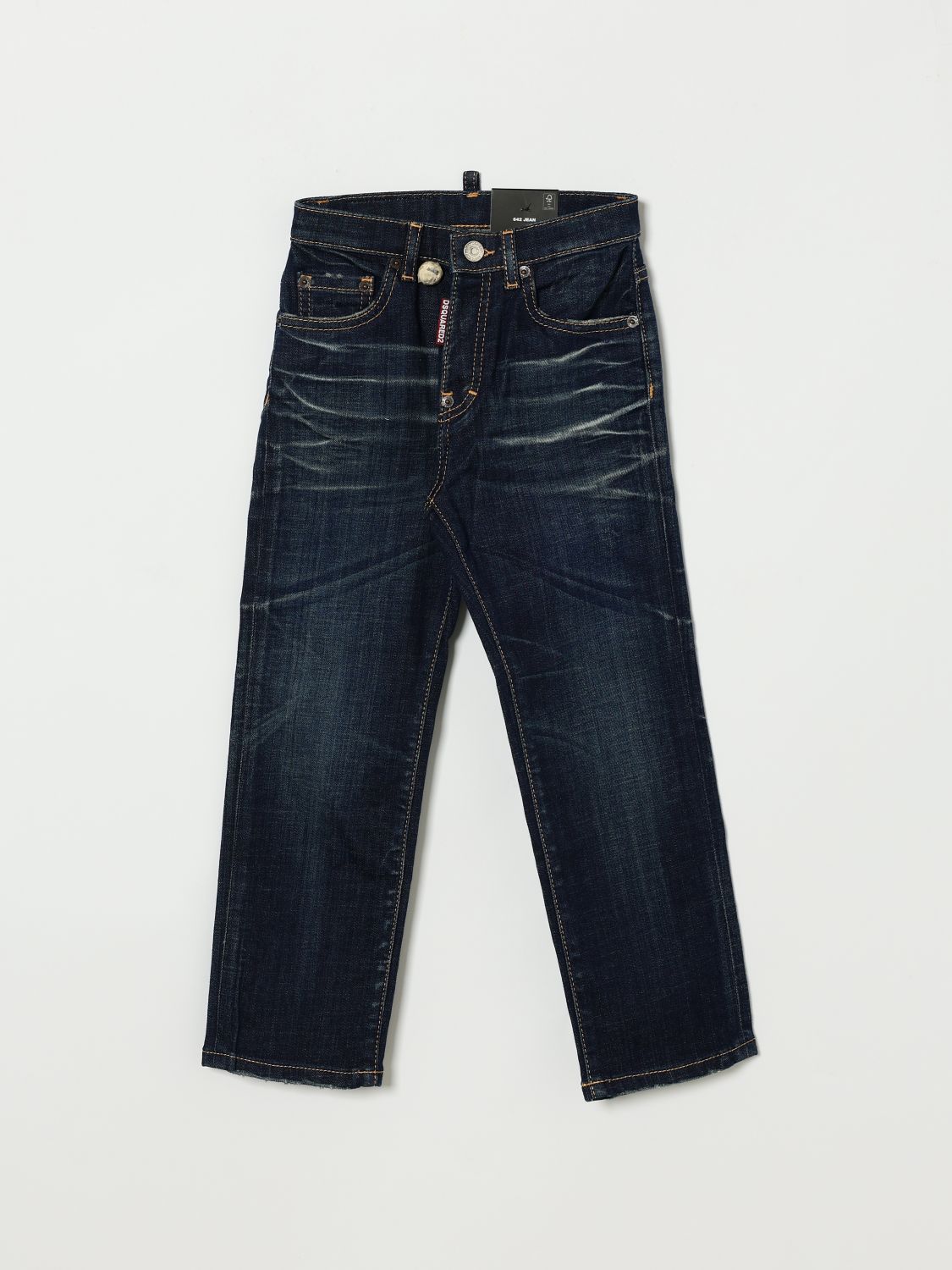 DSQUARED2 Straight Jeans aus Denim