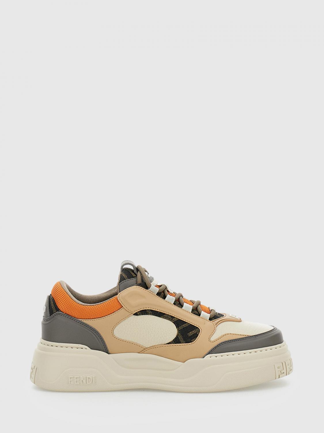 FENDI Sneakers Force in pelle