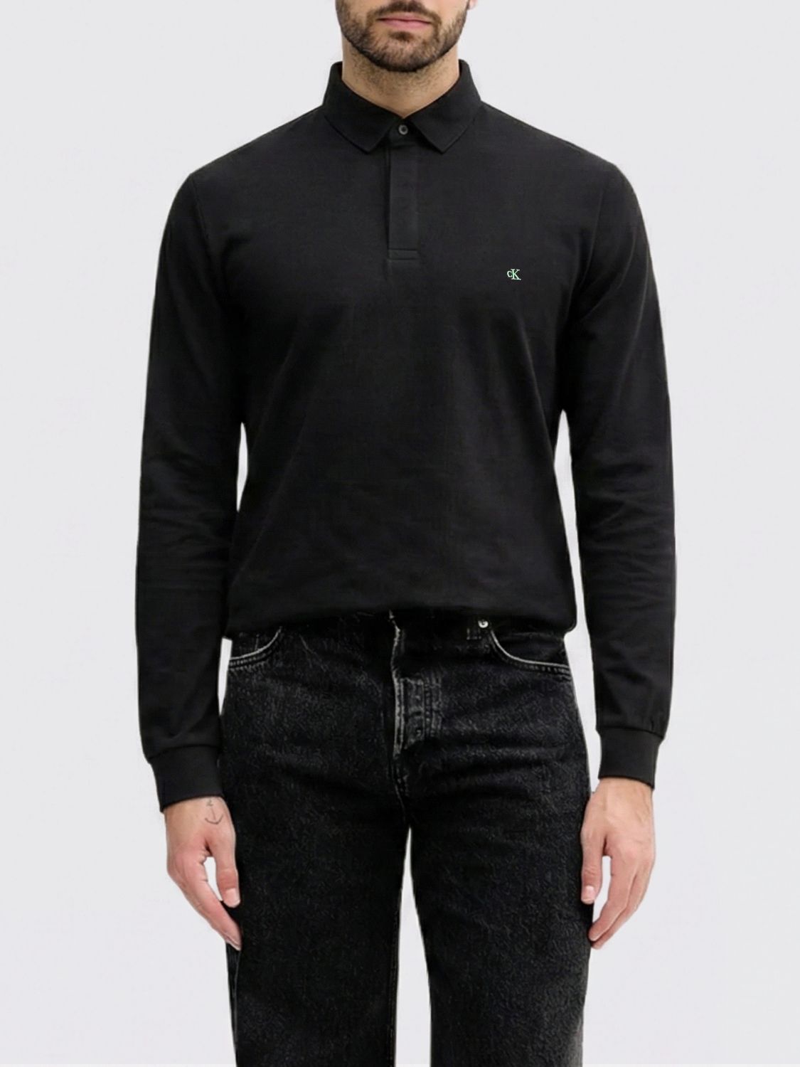 Polo Shirt CALVIN KLEIN JEANS Men color Black