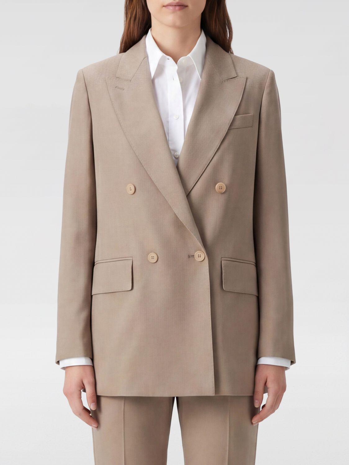MAX MARA Jacket Woman color Brown