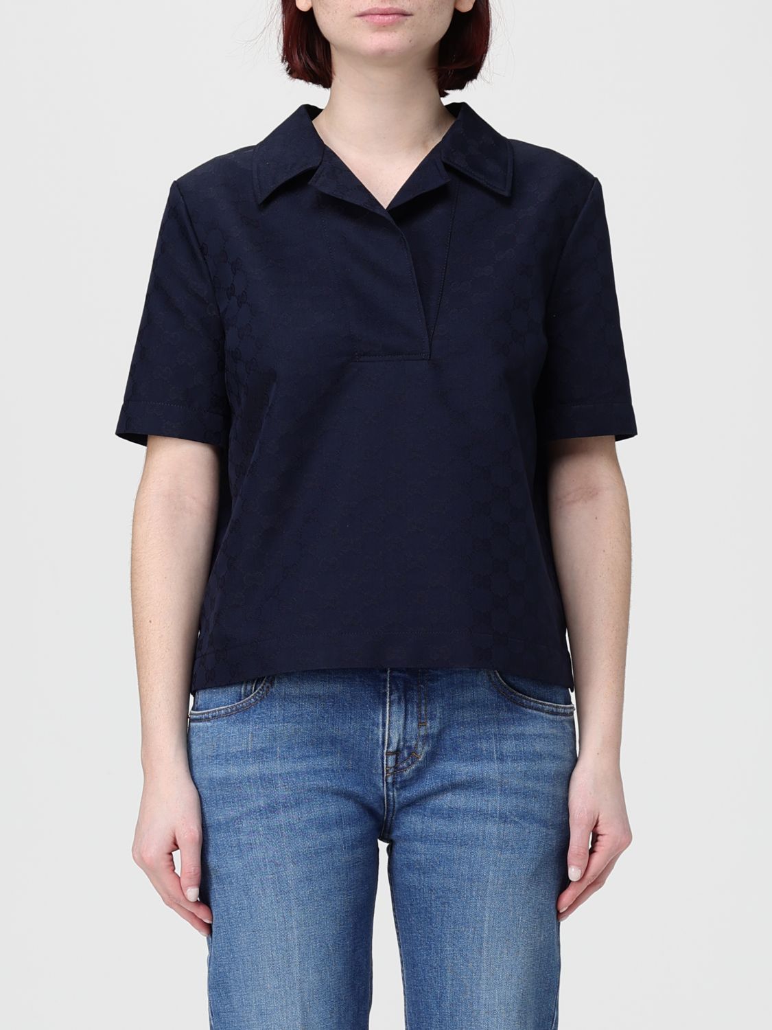 GUCCI Polo in poliestere GG