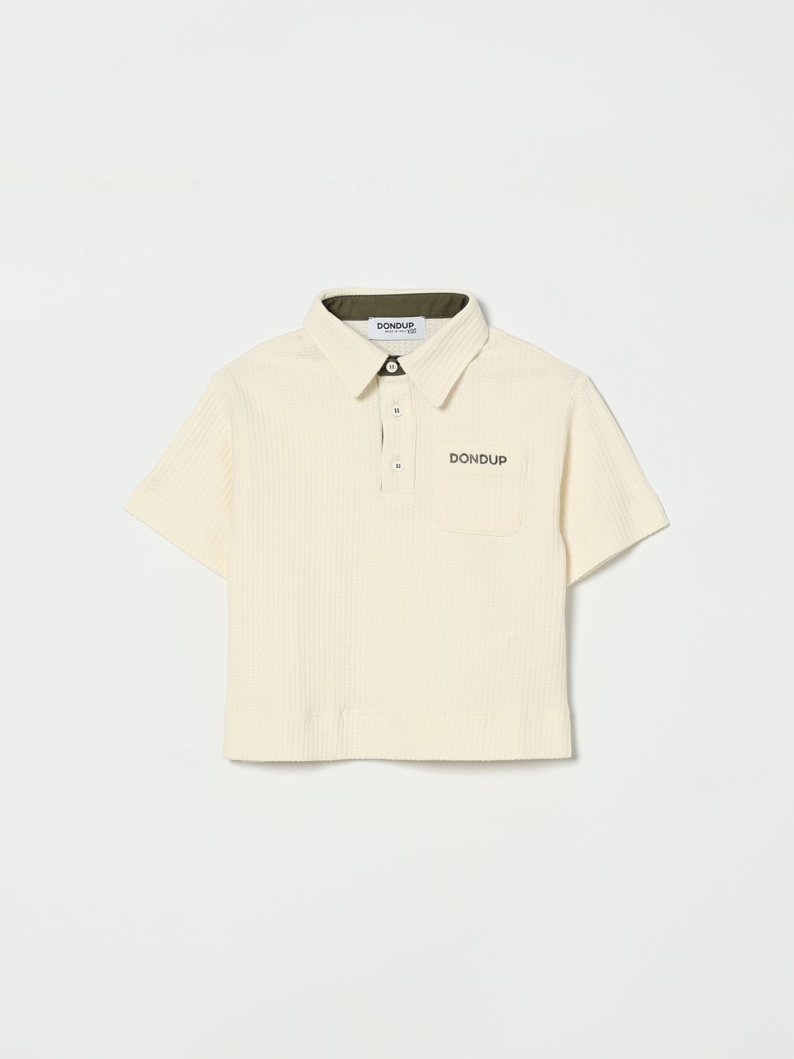 Dondup Polo Shirt  Kids Kids Color Yellow Cream In Neutral