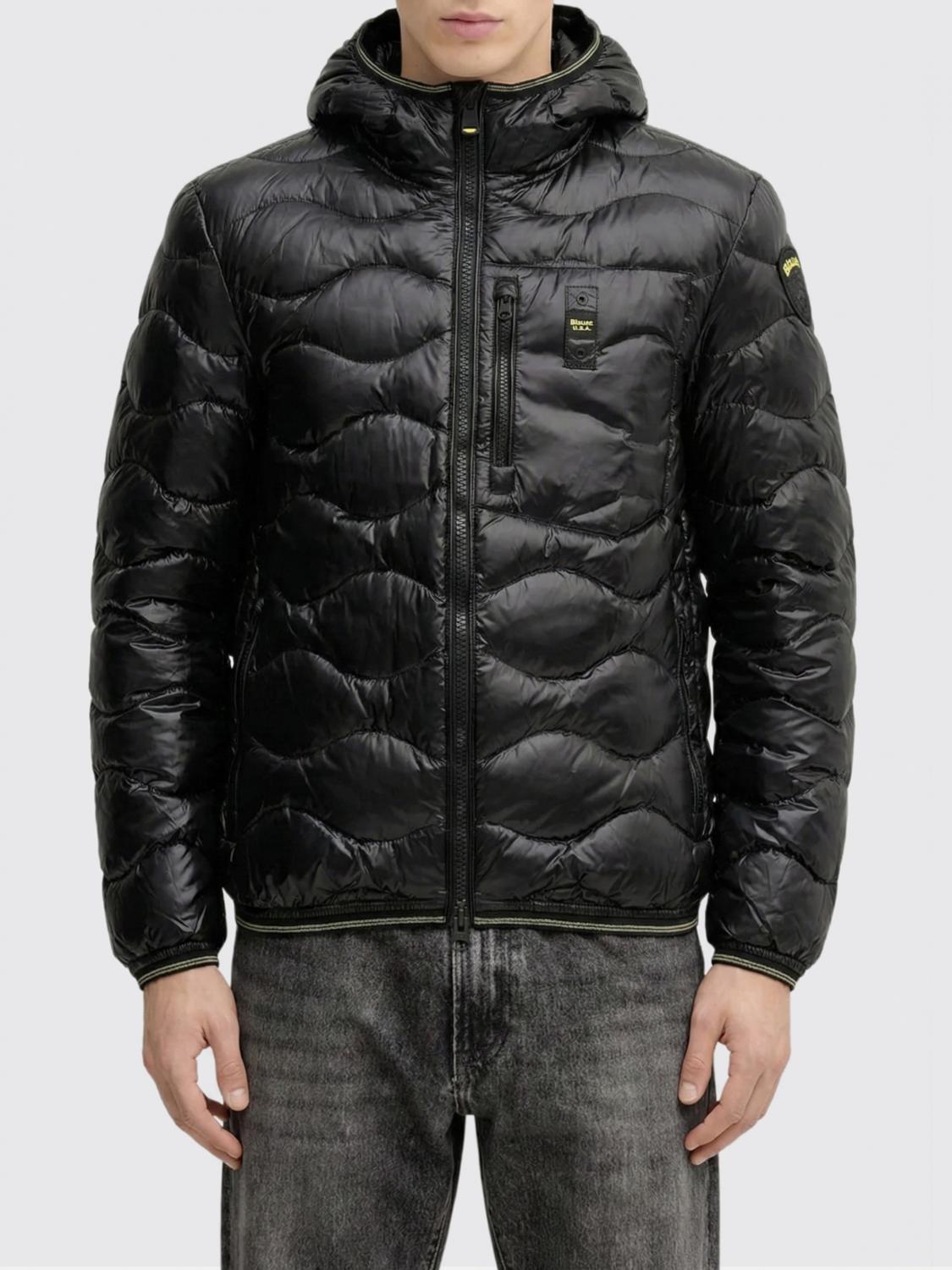 Blauer Herren Schwarz Jacket Men Color