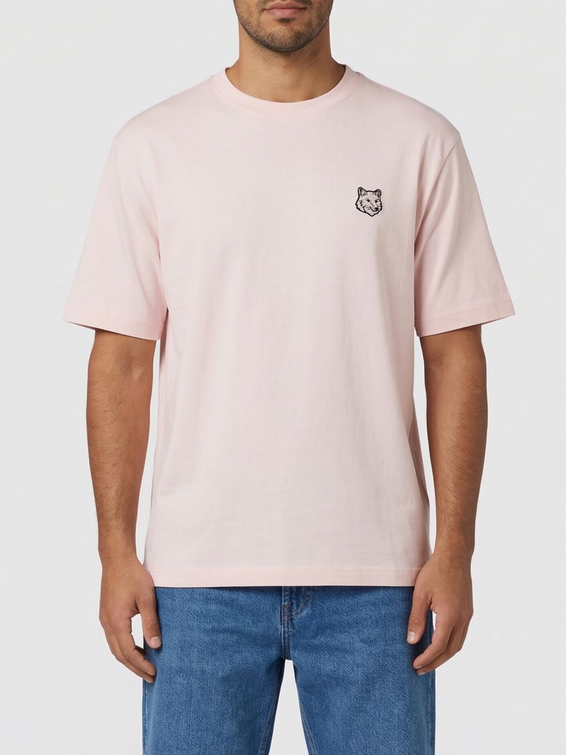Maison Kitsuné Cotton T-Shirt with Logo