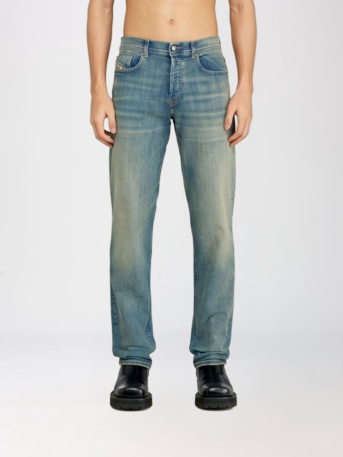DIESEL Jeans Men color Blue