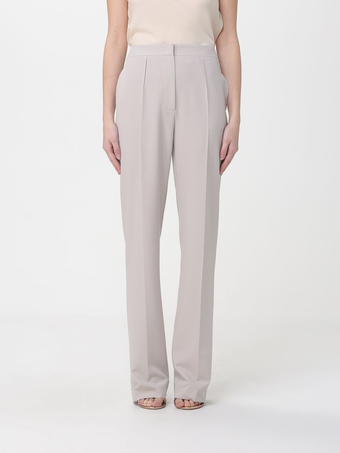 Patrizia Pepe Γυναικών Γκρί Pants Woman Color