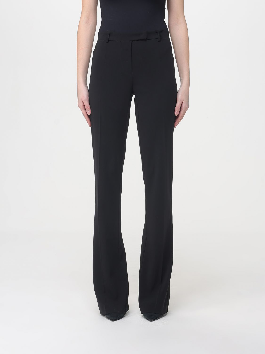 Patrizia Pepe Γυναικών Μαύρο Pants Woman Color