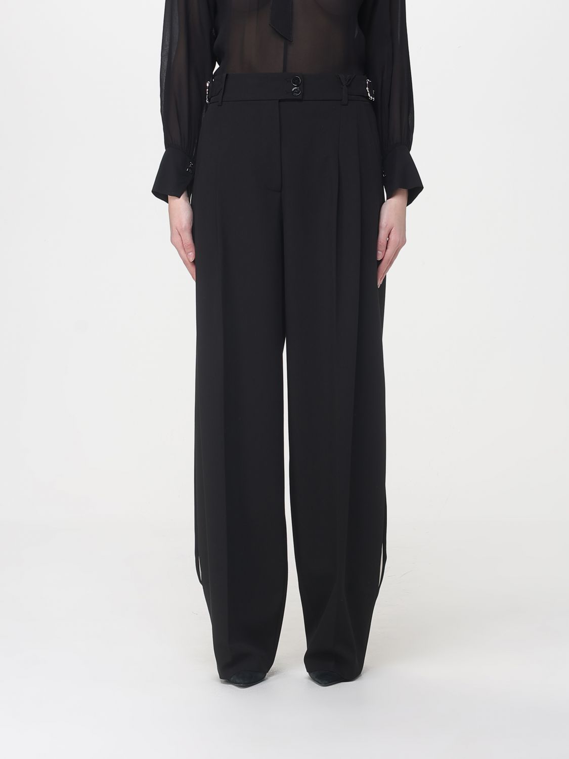 Patrizia Pepe Γυναικών Μαύρο Pants Woman Color