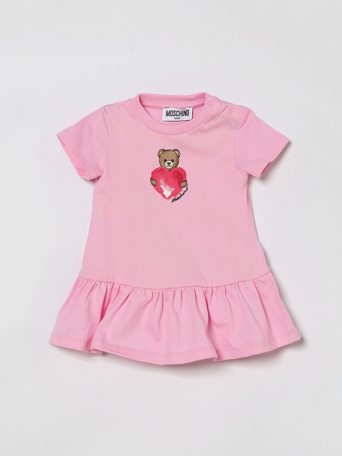 MOSCHINO Baumwollkleid mit Logo