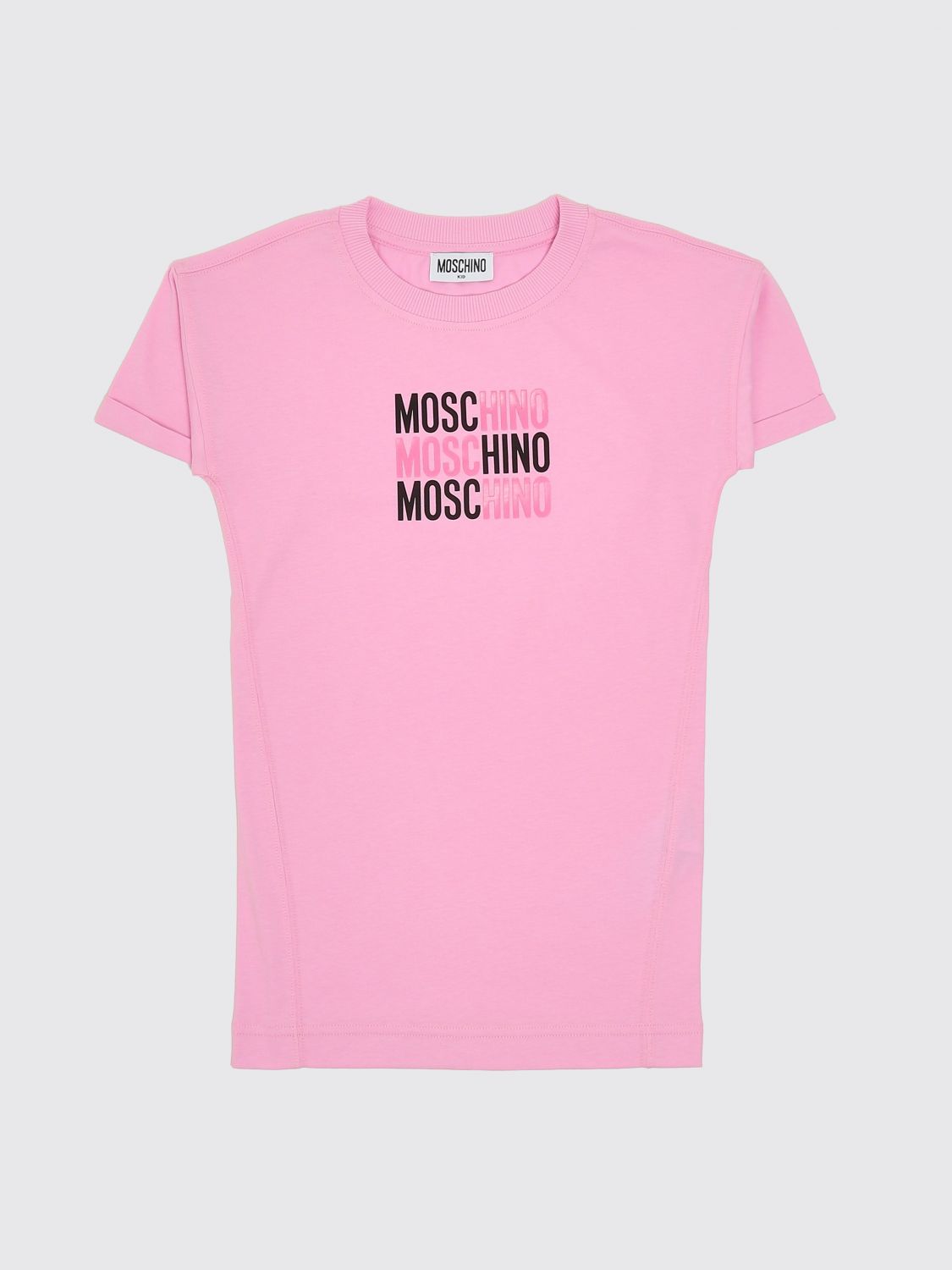 MOSCHINO Lässiges Baumwollkleid mit Logo