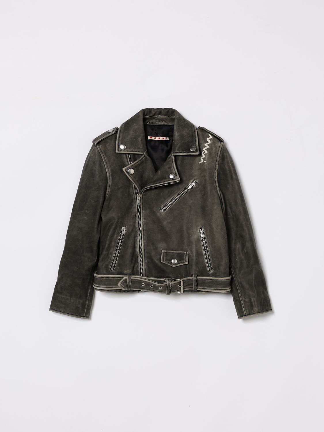 MARNI Leather Biker Jacket　マルニ レザー バイカー ジャケット MARNI