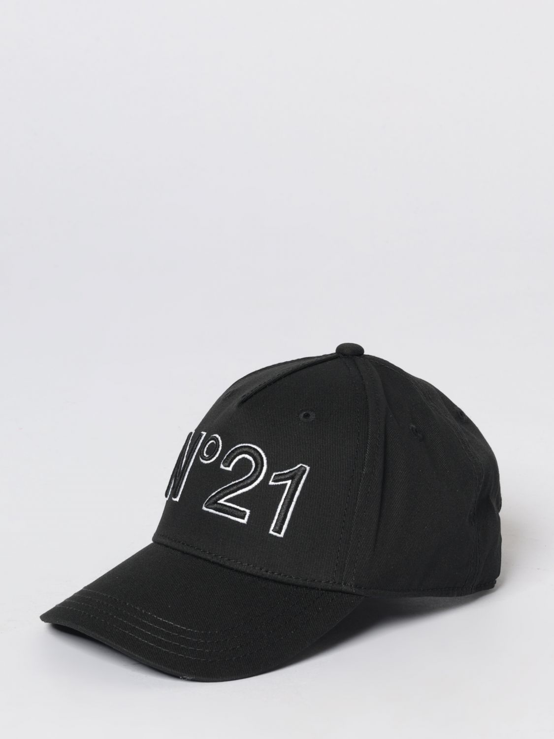 N° 21 Baumwollmütze mit gesticktem Logo von