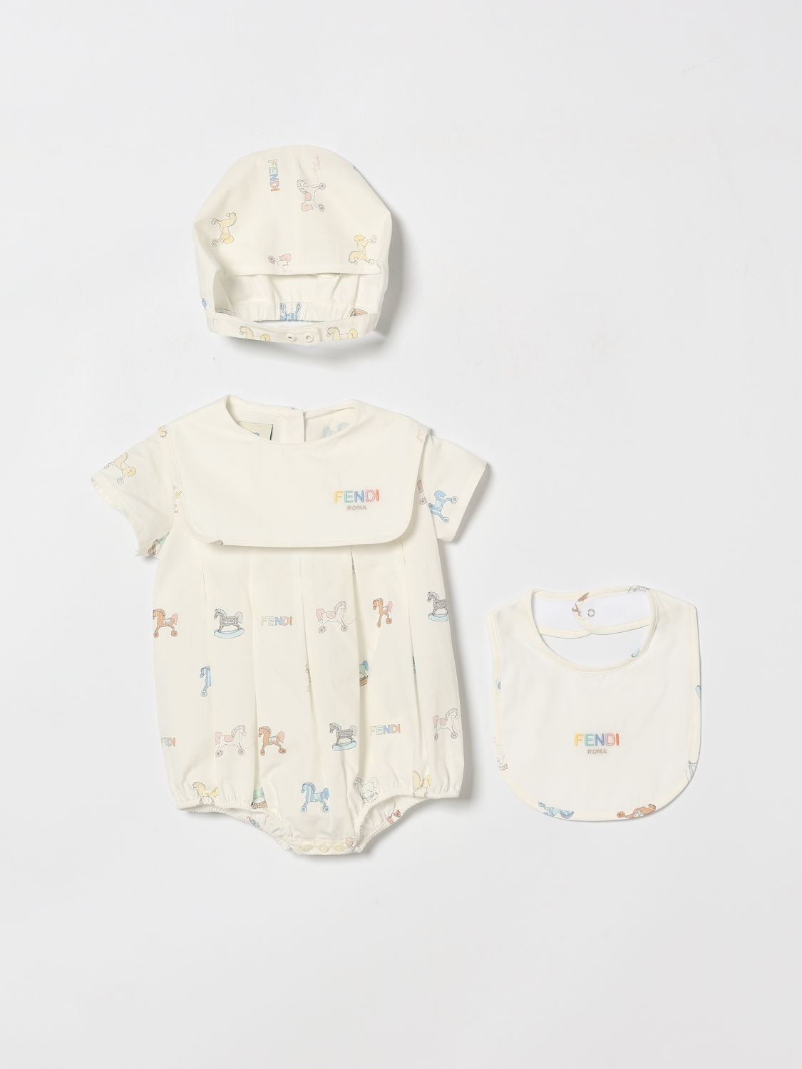 FENDI Cotton Set with Logo　FENDI ロゴ入りコットンセット FENDI