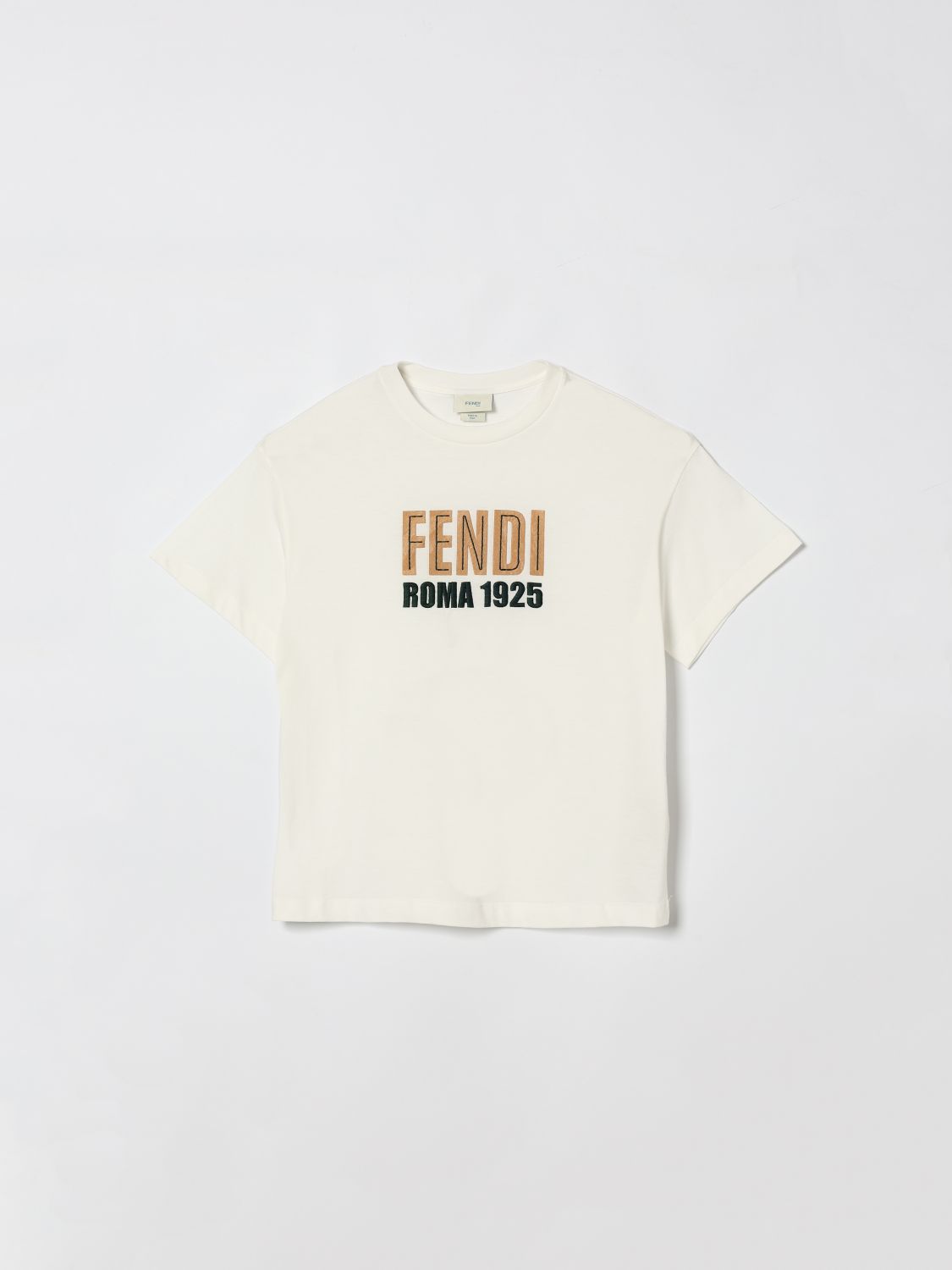 T-Shirt FENDI Bambino colore Bianco