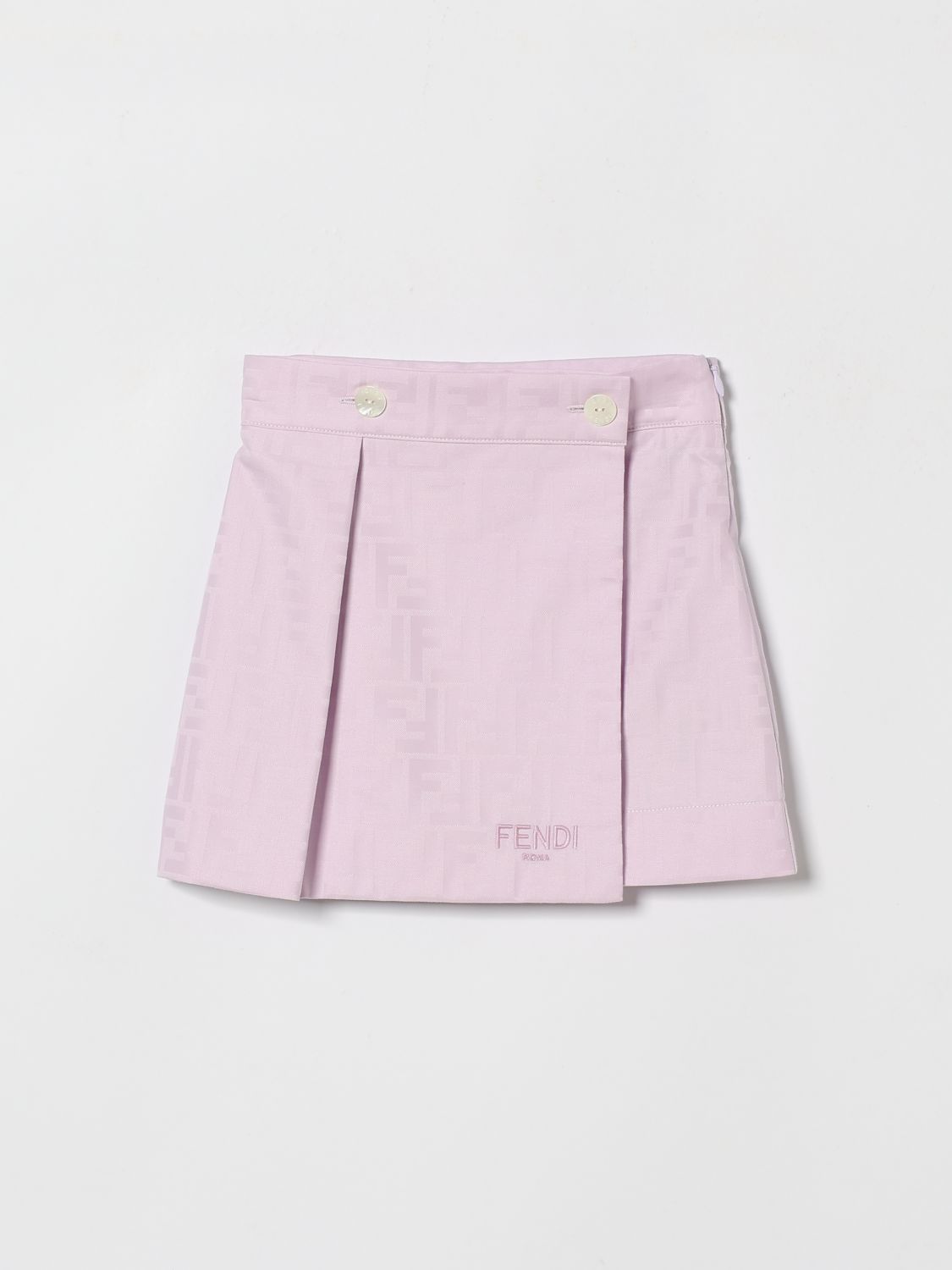 FENDI Gonna a portafoglio in cotone