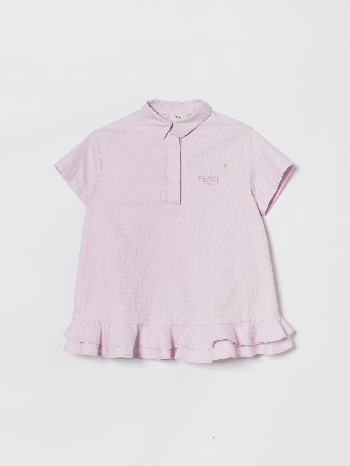 FENDI Abito a polo in cotone