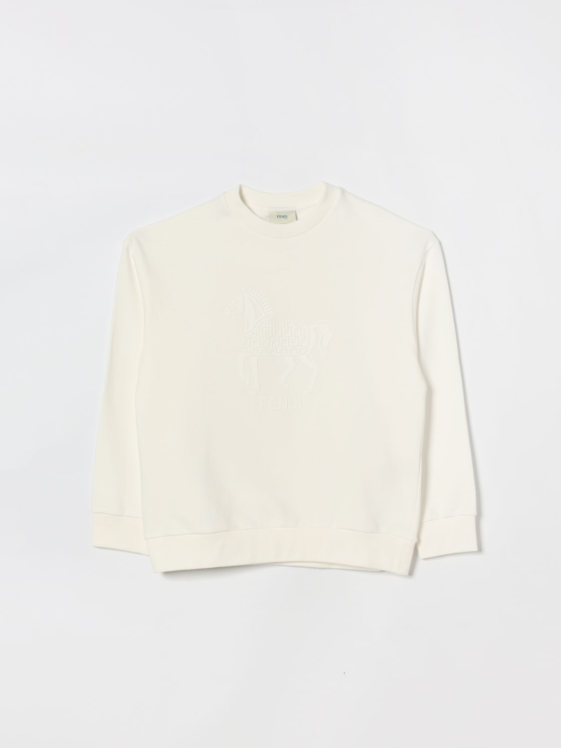 FENDI Felpa girocollo in cotone