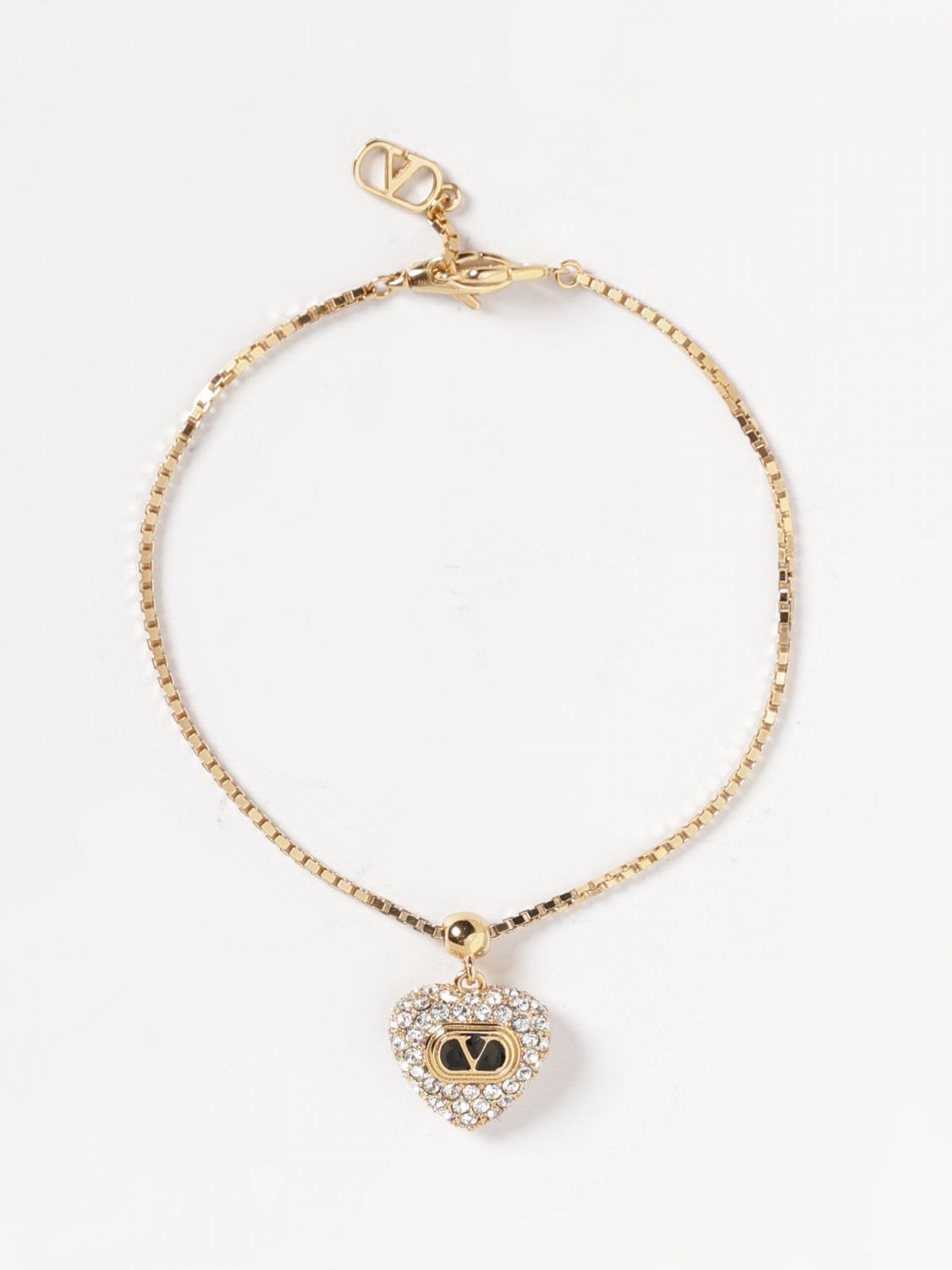 VALENTINO GARAVANI Royal Heart Bracelet in brass with Swarovski