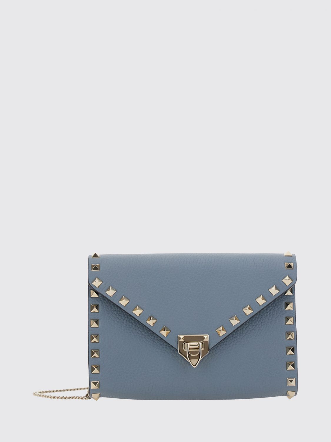 VALENTINO GARAVANI Borsa Rockstud in pelle a grana