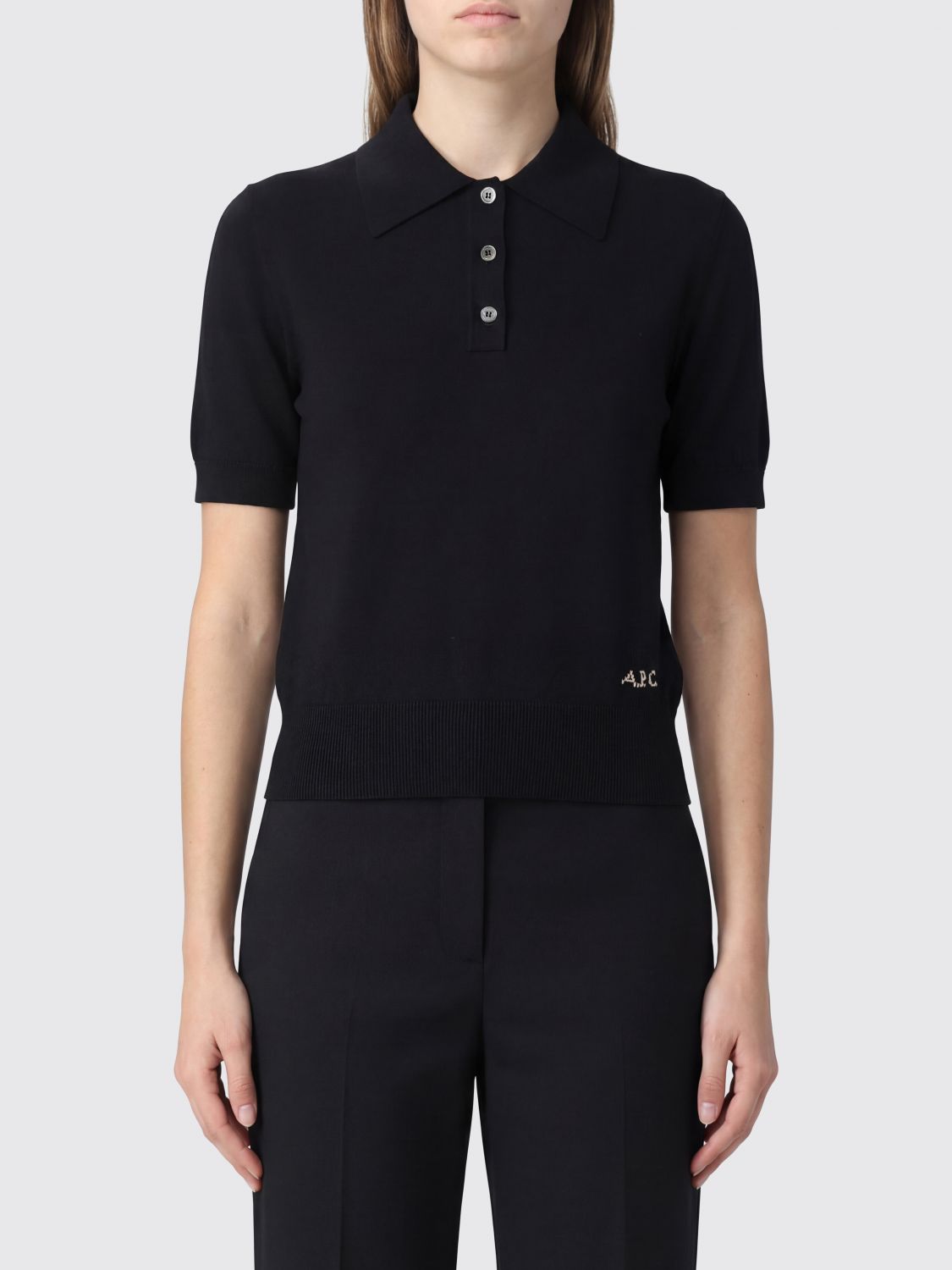 A. P.C. Cotton Knit Polo Shirt　A.P.C.コットンニットポロシャツ A.