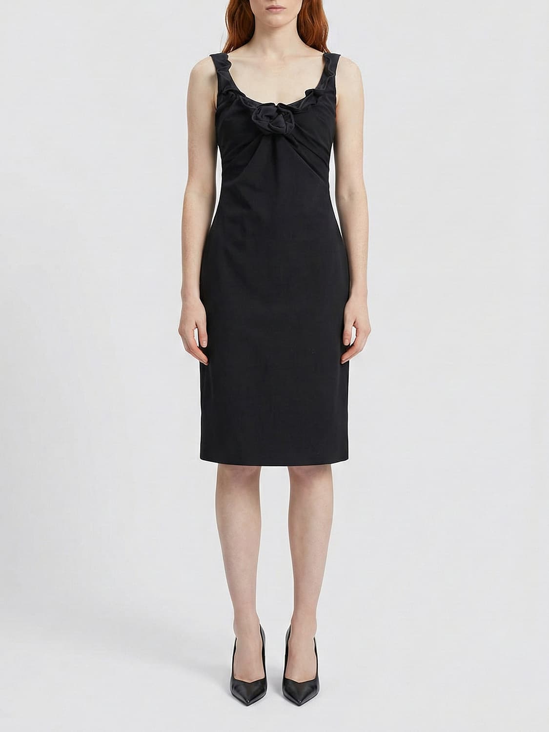 MAGDA BUTRYM Cotton Blend Mini Dress