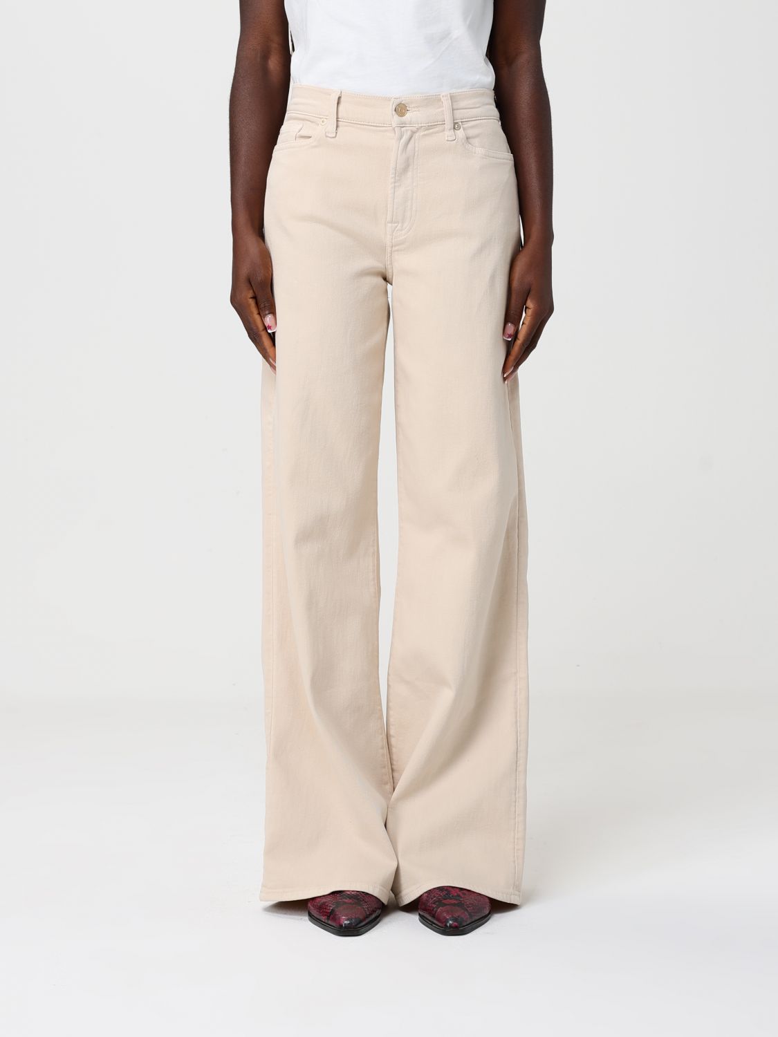 Jeans 7 FOR ALL MANKIND Donna colore Beige