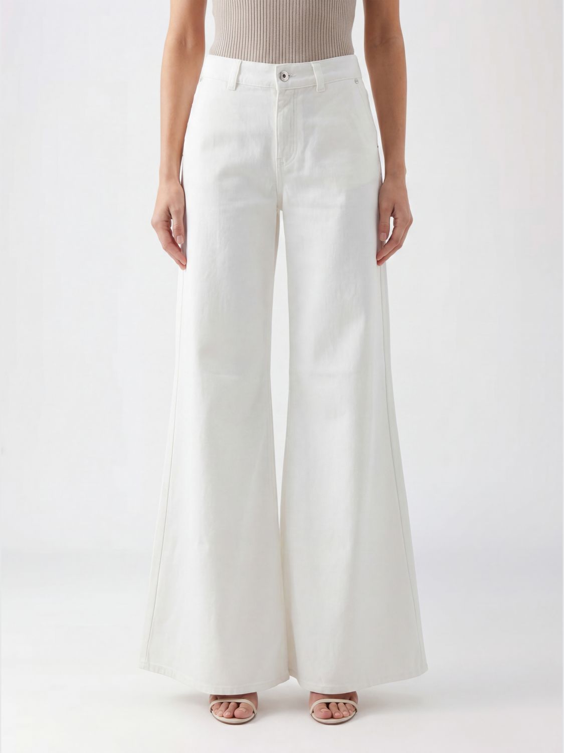 BLUMARINE Jeans Woman color White