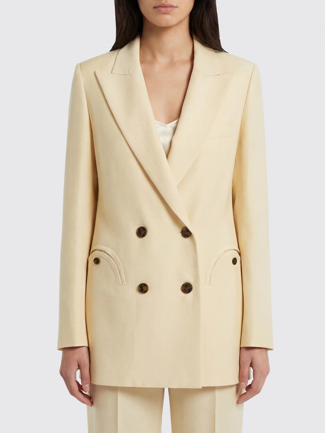 Blazé Milano Linen and Silk Double-Breasted Blazer