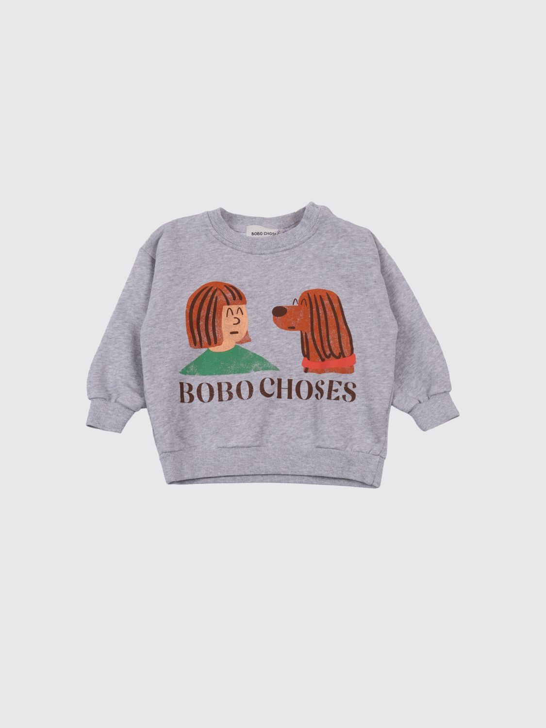 BOBO CHOSES Friends In A Pickle Rundhals-Sweatshirt aus Bio-Baumwolle