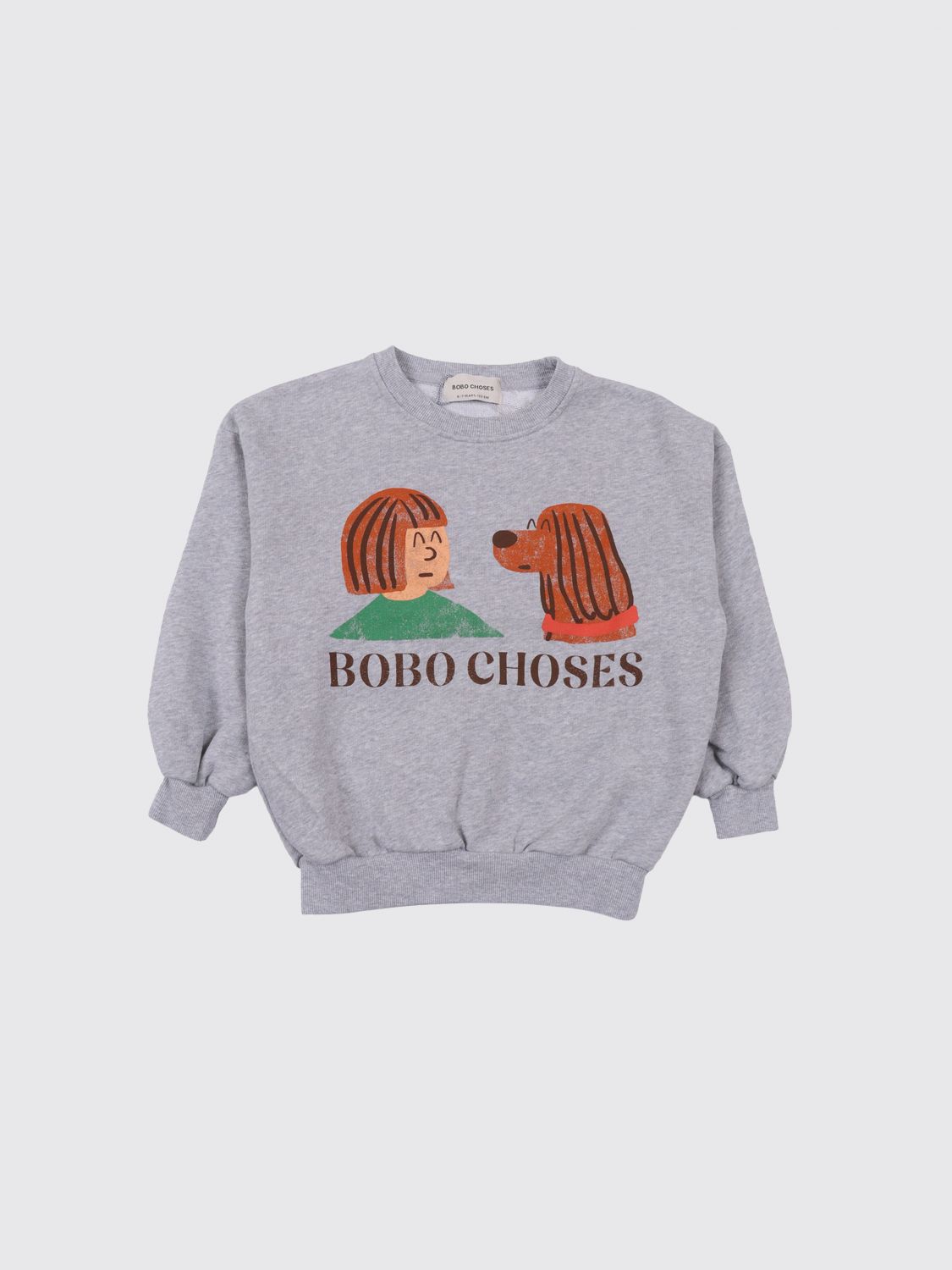 BOBO CHOSES Friends In A Pickle Rundhals-Sweatshirt aus Bio-Baumwolle