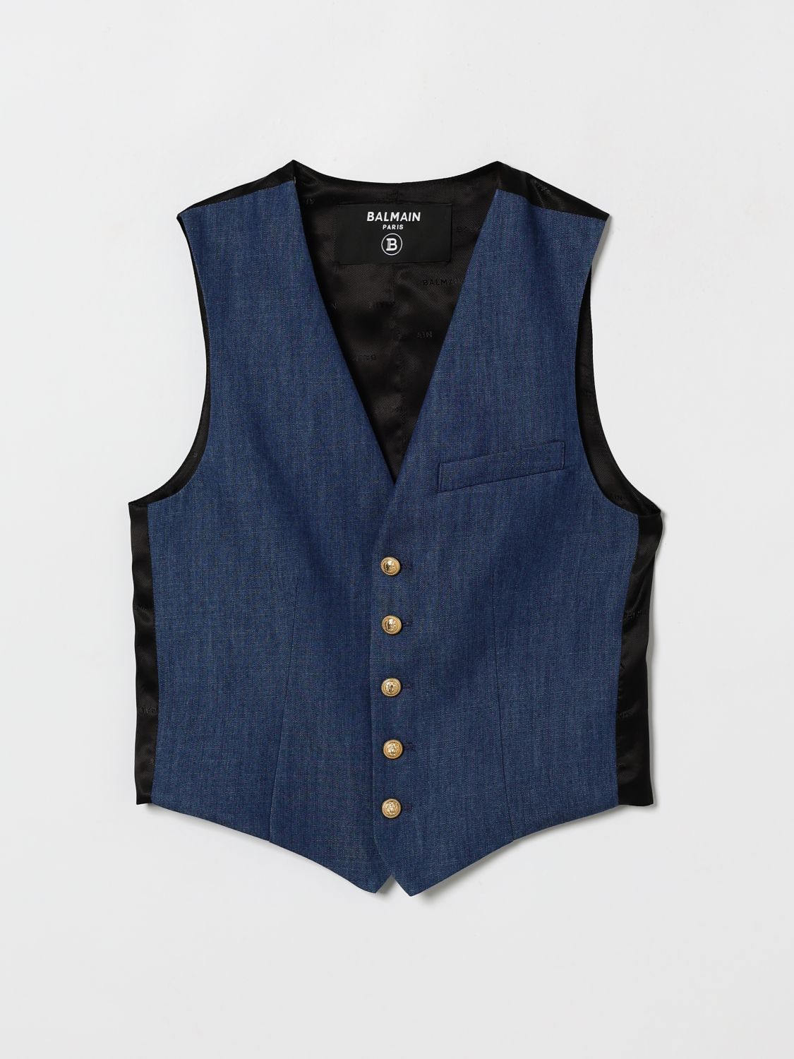 BALMAIN Baumwoll-Jeansweste