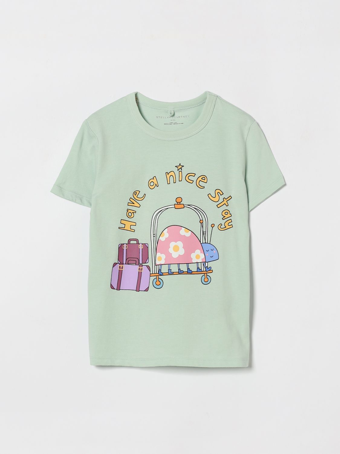 STELLA MCCARTNEY KIDS Printed Cotton T-Shirt　STELLA MCCARTNEY KIDS プリント コットン T シャツ STELLA